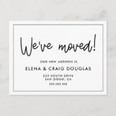 Eenvoudig bewegend briefkaart (Voorkant)