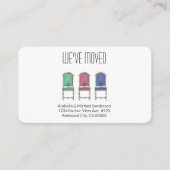 Eenvoudig bewegende aankondiging kleurrijke minima (Voorkant)