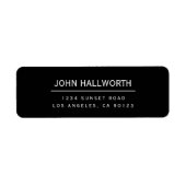 Eenvoudig bewerkbaar rendement etiket (Voorkant)