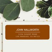 Eenvoudig bewerkbaar rendement etiket