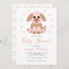 Eenvoudig bijgewerkt neutraal Baby shower Kaart