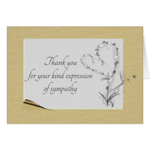 Eenvoudig bijtend Floral Heart, Bedankt voor sympa