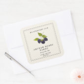 Eenvoudig BlackBerry Jam Jar Label (Envelop)