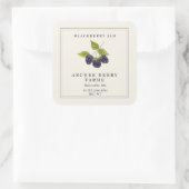 Eenvoudig BlackBerry Jam Jar Label (Tas)