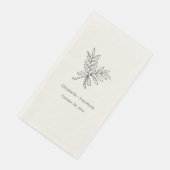 Eenvoudig Bladboeket Bruiloft Verloving Bruids Sho Servet (Hoek)