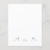 Eenvoudig bladpapier voor blokjes op maat (Achterkant)