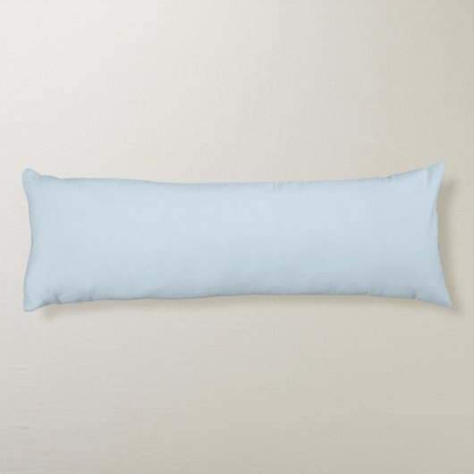 Eenvoudig Blauw Drie Lettermonogram Lichaamskussen (Achterkant)