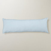 Eenvoudig Blauw Driedelig Monogram Lichaamskussen (Achterkant)