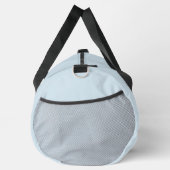 Eenvoudig Blauw Driedelige Monogram Plunjezak (Rechts)