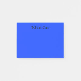 Eenvoudig blauw post-it® notes