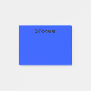 Eenvoudig blauw post-it® notes