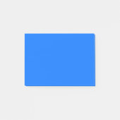 Eenvoudig blauw post-it® notes (Voorkant)