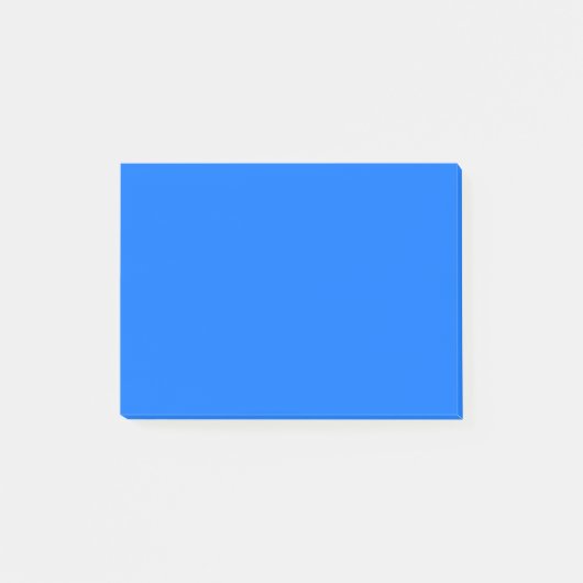 Eenvoudig blauw post-it® notes (Voorkant)