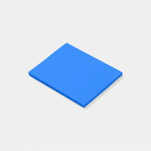 Eenvoudig blauw post-it® notes (Schuin)
