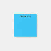 Eenvoudig blauw post-it® notes (Voorkant)