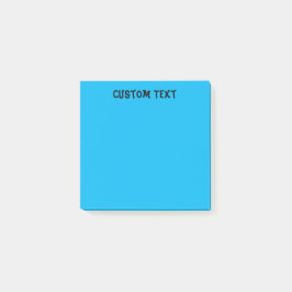 Eenvoudig blauw post-it® notes