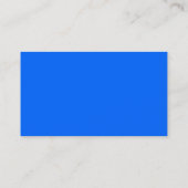 eenvoudig blauw visitekaartje (Achterkant)