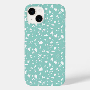 Eenvoudig Blauw & Wit Geometrisch Case-Mate iPhone 14 Hoesje