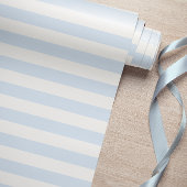 Eenvoudig blauw wit strepen inpakpapier
