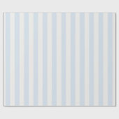 Eenvoudig blauw wit strepen inpakpapier (Vlak)