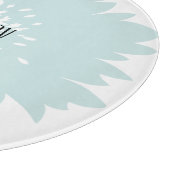 Eenvoudig blauwe ventilator snijplank (Hoek)