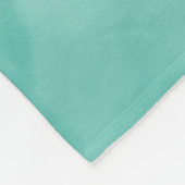 Eenvoudig Blauwgroen groen subtiel marmer modern M Fleece Deken (Hoek)