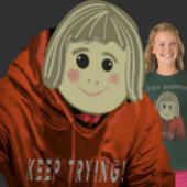 Eenvoudig blij gezicht, leuke inspiratiemogelijkhe t-shirt