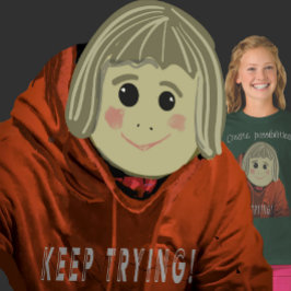 Eenvoudig blij gezicht, leuke inspiratiemogelijkhe t-shirt