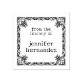 Eenvoudig  Bloem Lijst uit de Bibliotheek van Rubberstempel (Afrduk)