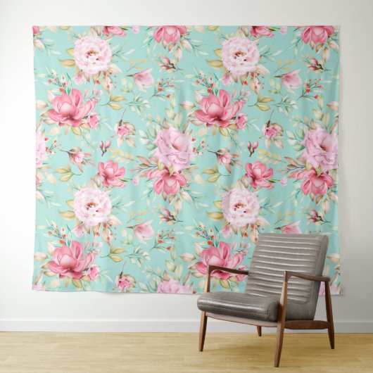 Eenvoudig Bloem Tapijt Wandkleed (In Situ (horizontaal))