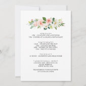 Eenvoudig Bloemen Groen Bladgroen Bachelorette Wee Kaart (Achterkant)