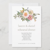 Eenvoudig Bloemen Salie Groen Bruiloft repetitie D Kaart (Voorkant)