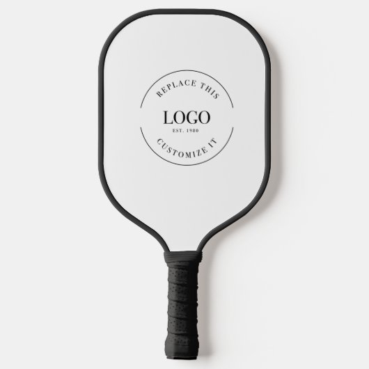 Eenvoudig bloemenpatroonontwerp waterverf roze gro pickleball paddle (Achterkant)