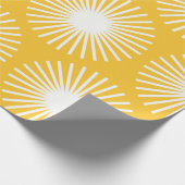 Eenvoudig bloemenvormig vormgeving van het patroon cadeaupapier (Hoek)