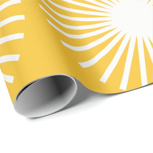 Eenvoudig bloemenvormig vormgeving van het patroon cadeaupapier (Rol Hoek)