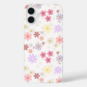 Eenvoudig bloempatroon Case-Mate iPhone case (Achterkant)