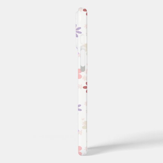 Eenvoudig bloempatroon Case-Mate iPhone case (Achterkant / Links)