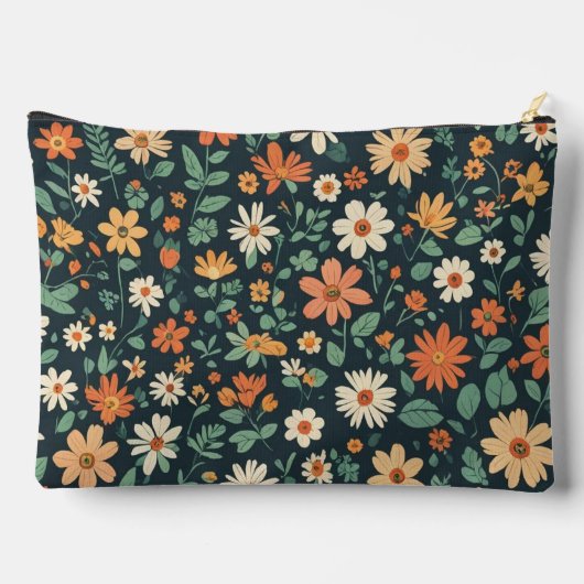 Eenvoudig bloempatroon etui (Achterkant)