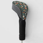 Eenvoudig bloempatroon golfheadcover (Schuin)