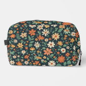 Eenvoudig bloempatroon toilettasje (Voorkant)