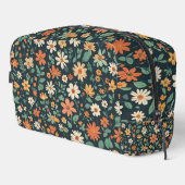 Eenvoudig bloempatroon toilettasje (Rechterhoek)