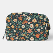 Eenvoudig bloempatroon toilettasje (Achterkant)