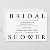 Eenvoudig blokletters modern Vrijgezellenfeest Kaart (Voorkant)