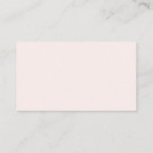 Eenvoudig Blush Pink Weddenschap | Online RSVP Informatiekaartje (Achterkant)