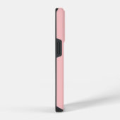 Eenvoudig Blush Roze Chic Monogram Aangepast iPhone Hoesje (Rechterkant)