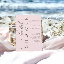 Eenvoudig Blush Roze Vrijgezellenfeest