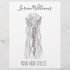 Eenvoudig Boho Bruidskapsel Stylist Romantische Bl Flyer