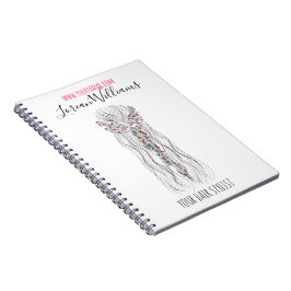 Eenvoudig Boho Bruidskapsel Stylist Romantische Bl Notitieboek