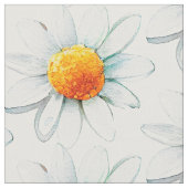 Eenvoudig Boho Daisy-patroon Stof (Close Up)