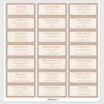 Eenvoudig Boho Ivory Wedding Guest Adres Sticker<br><div class="desc">Dit Eenvoudige Boho Ivory Wedding Guest Address Sticker-ontwerp biedt een geavanceerd gedempt palet van neutraal ivoor, gekoppeld aan prachtige mix en luciferopties van roestterracotta, sage green en plum. De onderverklaarde elegantie van eenvoudige typografie en zachte bogen creëer een verzachtend en gepolijst estheticum met een klassieke, minimalistische stijl. De coördinerende aanvullende...</div>